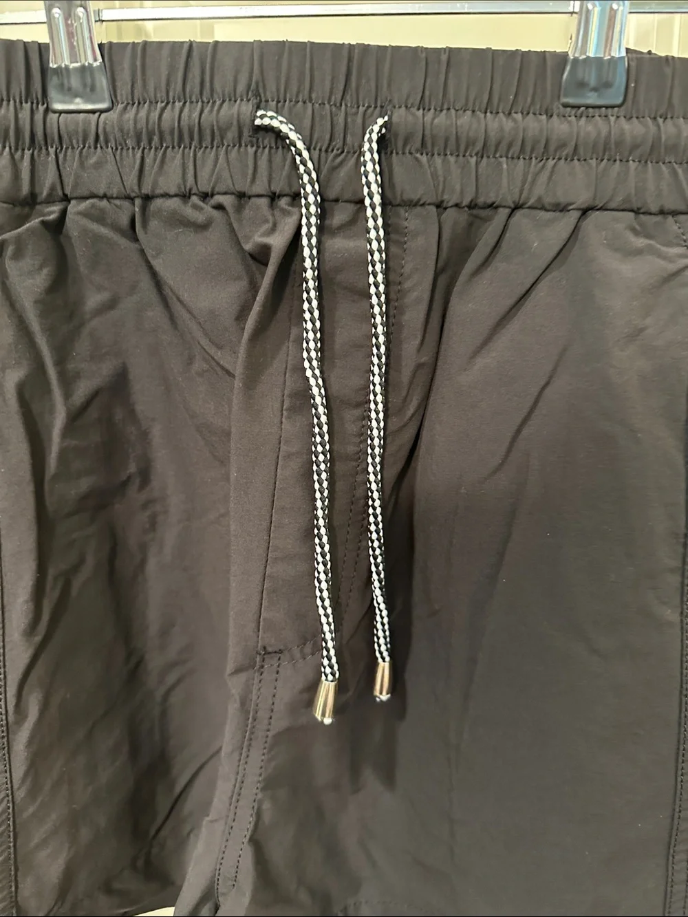 J. Crew Black Drawstring Athletic Shorts
